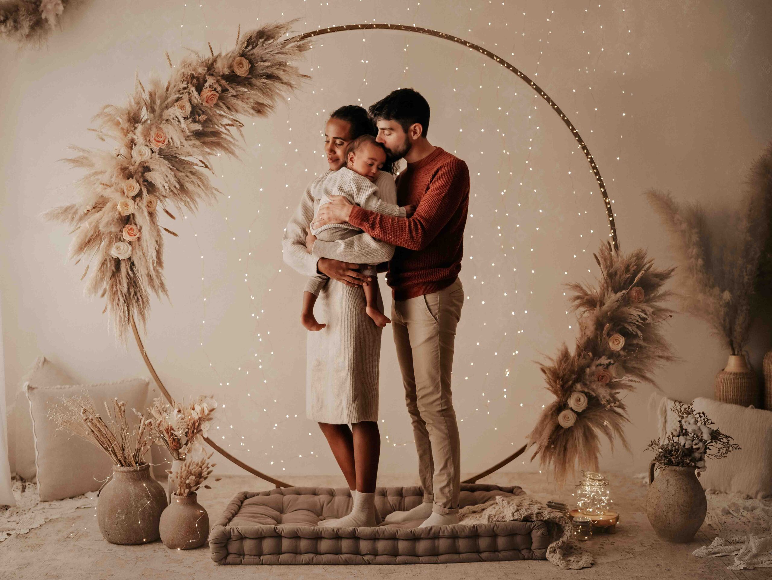 ritratto natalizio in studio fotografico a Milano