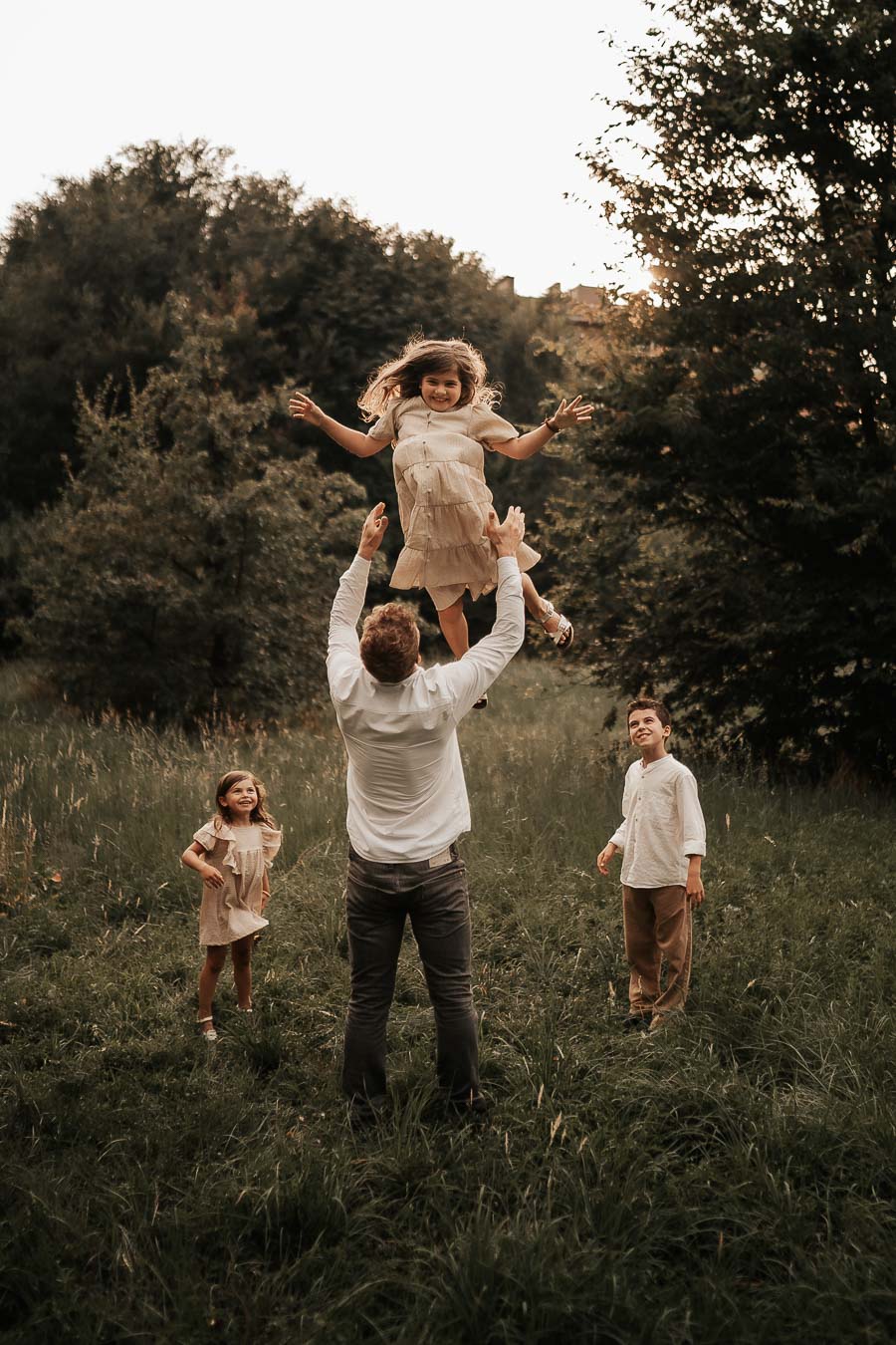 servizio professionale famiglia con bambini piccoli a Milano