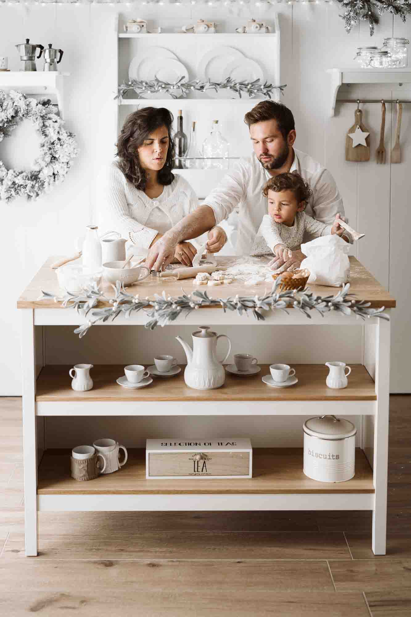 servizio fotografico di Natale in studio a Milano